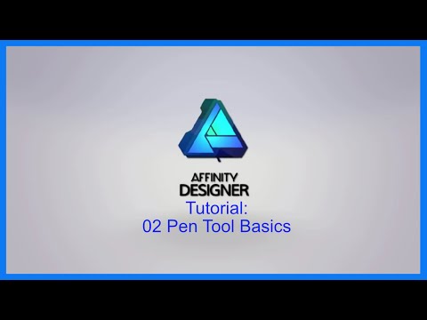 Affinity Designer Tutorial 02 Pen Tool Basics Video Lecture