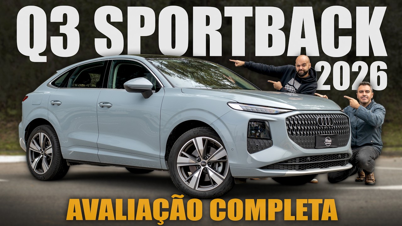 NOVO AUDI Q3 SPORTBACK 2026 é melhor que BMW X1 e Mercedes-benz GLA?