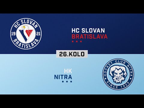 26.kolo HC Slovan Bratislava - HK Nitra HIGHLIGHTS