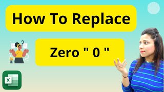 Download the video "Replace 0 By Blank in Excel | Replace Zero in Excel | Datachampp hindi"