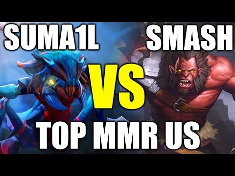 Suma1l vs Smash TOP MMR US Dota 2 Gameplay 7.00 Patch