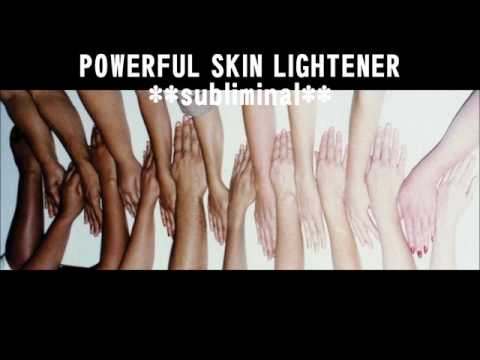 POWERFUL SKIN LIGHTENER **subliminal** - YouTube