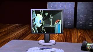 Portal 2 on PC Screen