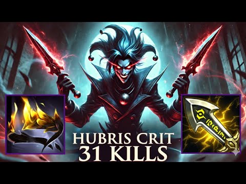 31 Kills Hubris Crit Shaco - S15 Ranked [League of Legends] Full Gameplay - Infernal Shaco