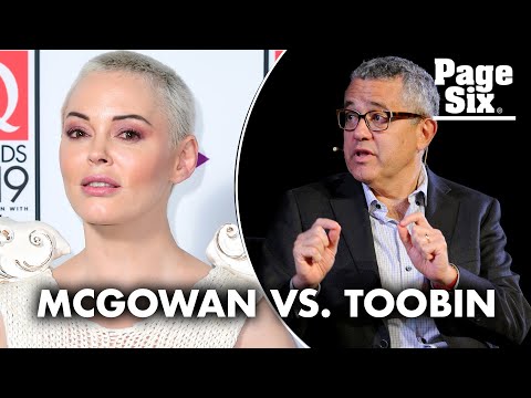 Rose McGowan slams Jeffrey Toobin defenders amid ‘#MeToobin’ scandal | Page Six Celebrity News