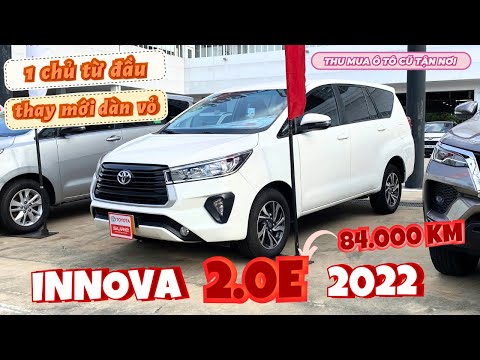 Toyota Innova 2022 số sàn màu trắng 84.000km, 1 chủ kinh doanh, xe đẹp giá tốt | Toyota Tân Cảng
