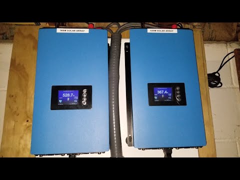 SUN-1000GTI: GRID TIE POWER INVERTER WITH LIMITER | SUN Series Grid Tie Power Inverter Making Power