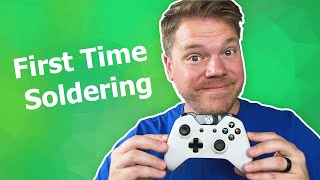 Xbox One Controller Deep Clean + Trying to Solder for the First Time Ever!