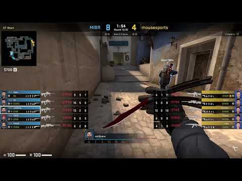 CS:GO POV Demo MIBR coldzera (35/28) vs Mousesports (de_mirage)
