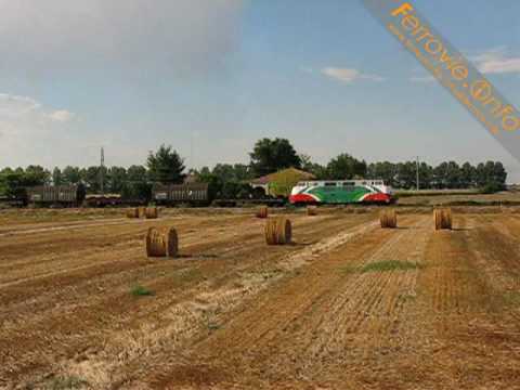 Doppia di D 220 FER a Bondeno - Double traction of D 220 FER in Bondeno