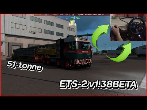 Euro Truck Simulator 2 Daf 95 ATI 428HP Space cab / Logitech G29+shifter Gameplay