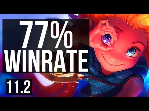 ZOE vs ANIVIA (MID) | 77% winrate, 8/0/1, Legendary | BR Grandmaster | v11.2