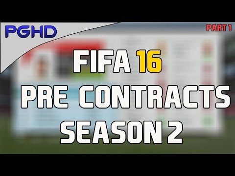 FIFA 16 CAREER MODE - 2ND SEASON PRE-CONTRACT PLAYERS! (PART 1/3)