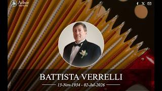 Funeral Livestream Service for Battista Verrelli