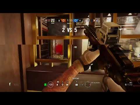My first ever ace - Rainbow Six Siege: Ranked Gameplay