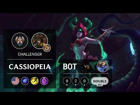 Cassiopeia Bot vs Ezreal - NA Challenger Patch 9.21