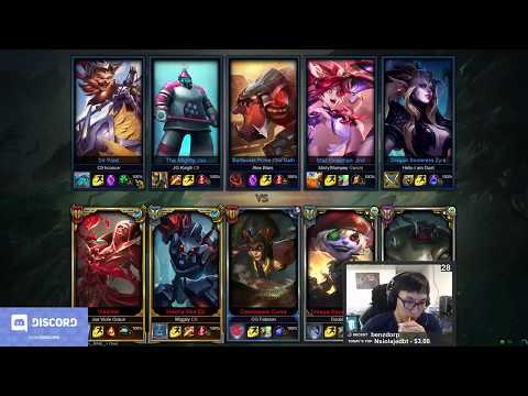 Doublelift as Tristana TahmKench vs Jinx Zyra Patch 8.2 Full Gameplay