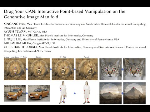 Drag Your GAN: Interactive Point-based Manipulation on the Generative Image Manifold Explained