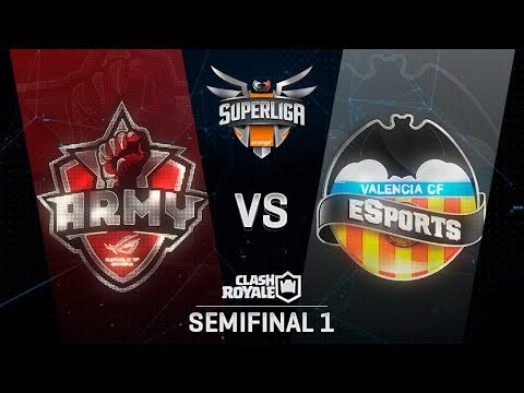 VALENCIA CF ESPORTS VS ASUS ROG ARMY | SUPERLIGA ORANGE CLASH ROYALE | (SEMIFINALES)