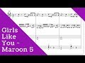 Maroon 5 Ft Cardi B Girls Like You For String Quartet SHEET MUSIC