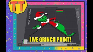 Tina Tries LIVE: 3D Printing Grinch Door Decoration