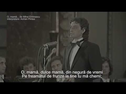 Adrian Pintea  recită  O, mamă