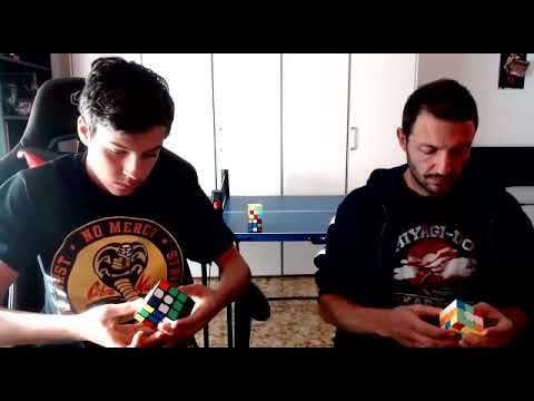 slow vs speed rubik cubing..