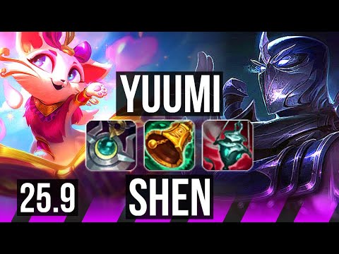 YUUMI & Lucian vs SHEN & Miss Fortune (SUP) | 1/3/29 | NA Master | 25.9