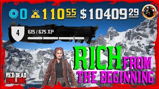 🔥 BE RICH FROM THE BEGINNING 🔥 MONEY AND GOLD EARLY GAME 🔰 RED DEAD ONLINE 🔰 RDO 🔰