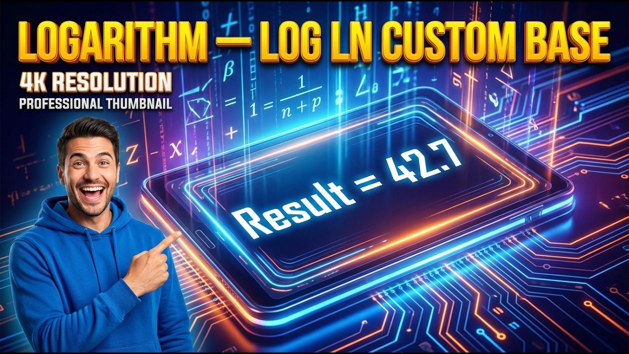 Logarithm Calculator — log ln custom base