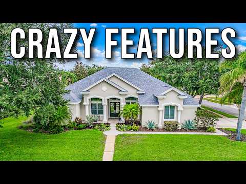 TOUR This $1.2M Palm Harbor CUSTOM Home With a Heated Pool, SPA and Prime Location!