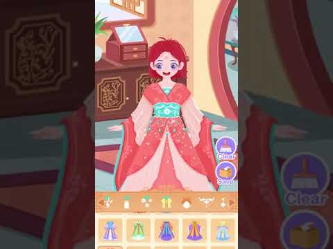 DuDu Princess dress up game Video