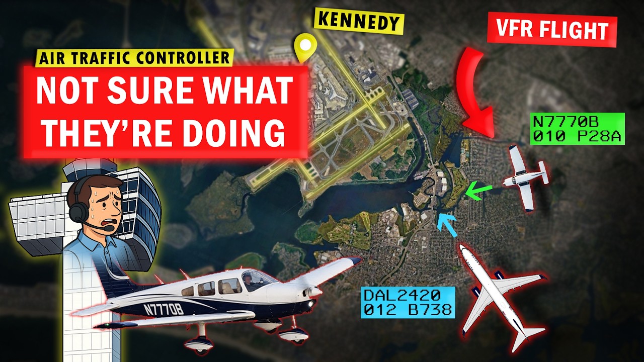 Small Plane Landing at JFK Creates Conflicts | Was This an Error?