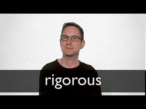 How to pronounce RIGOROUS in British English
