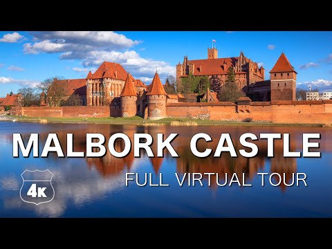 🏰 🇵🇱 MALBORK CASTLE 🔥 Inside of history in 4k UHD video Tour 2023