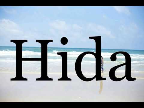 How To Pronounce Hida🌈🌈🌈🌈🌈🌈Pronunciation Of Hida