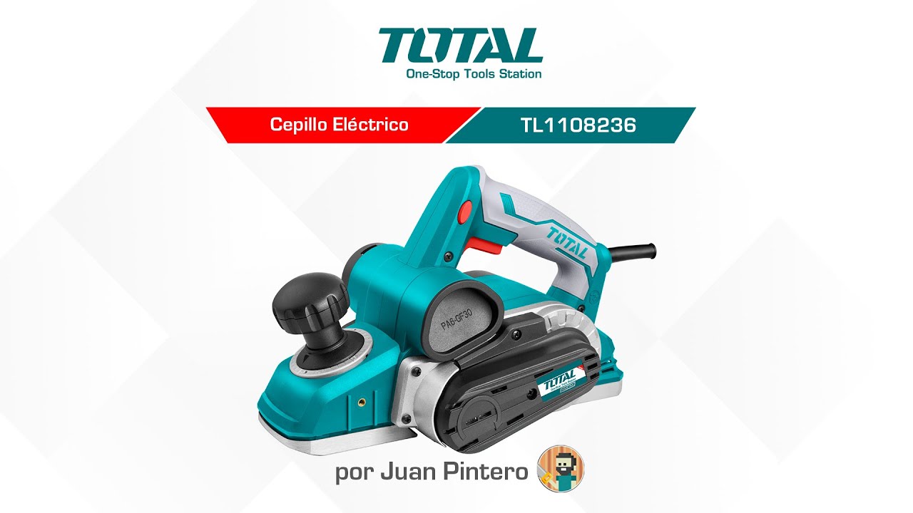 Cepillo Eléctrico - Industrial - Garlopa - Lija - 1050w - Madera - Drywall  - Total - S/.387 - NikoStore Perú