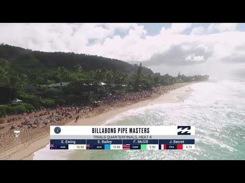 Becret vs. Bailey vs. Ewing vs. McGill - Trials QF H4 - Billabong Pipe Masters 2018