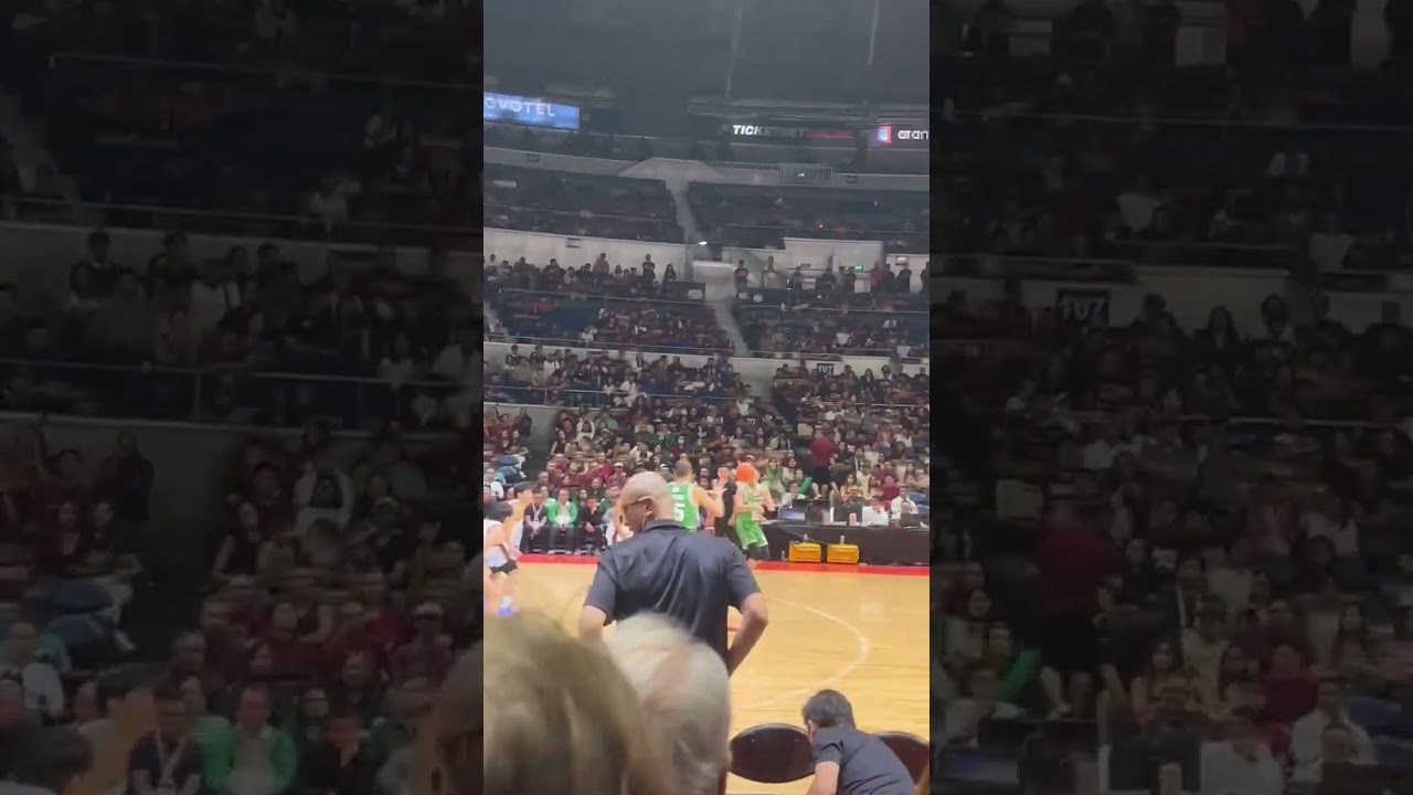 Highlights: Mike Phillips of DLSU with a monster slam off a spin move