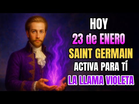 HOY 22 DE ENERO ACTIVA LA LLAMA VIOLETA CON SAINT GERMAIN Transmutación, Decretos, Canalización