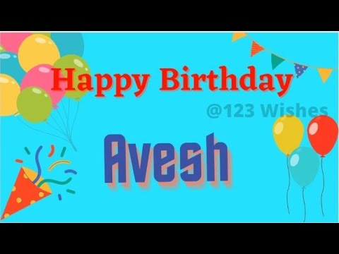 Happy Birthday Avesh