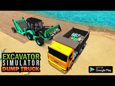 Beach Excavator Driving Simulator 2019