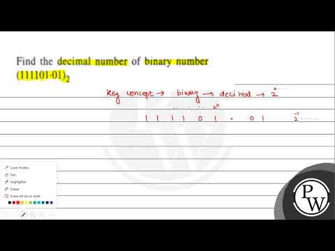 Find the decimal number of binary number \( (111101 \cdot 01)_{2} \)
