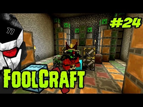 FOOLCRAFT #24 - OVERPOWERED MOB FARM? WOOT IS THIS?  [Modded Minecraft 1.10]