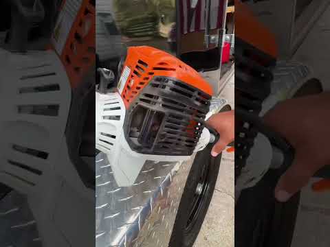 How to clean your spark arrestor screen on your string trimmer. #howto #diy #lawncare