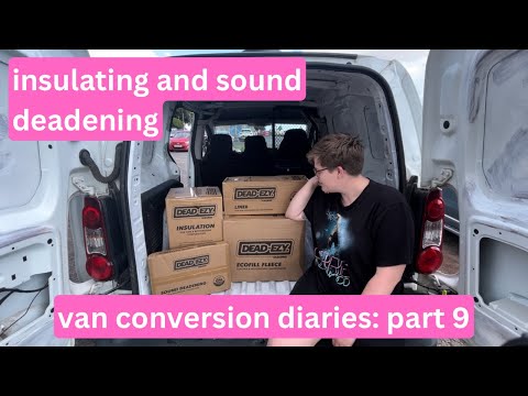 insulating and sound deadening with dodomat deadezy | peugeot partner micro van conversion: part 9