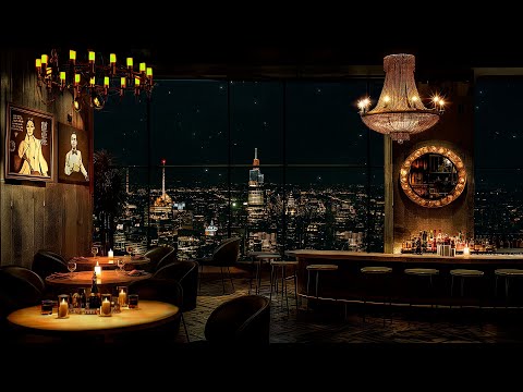 Elegant Saxophone Jazz Music in Cozy Bar Ambience - Late Night Jazz Bar Music for Relax, Work, Focus