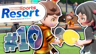 ピンポン勝負開始！左右を打ち分けスマッシュだ！？『Nintendo Switch Sports Resort』を実況プレイ #10