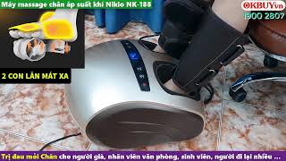 Video giới thiệu máy massage chân áp suất khí Nhật Bản Nikio NK-188 - 2 in 1