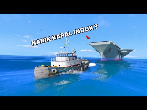 NARIK SEMUA KAPAL TERBESAR DI GTA 5 - GTA 5 MOD